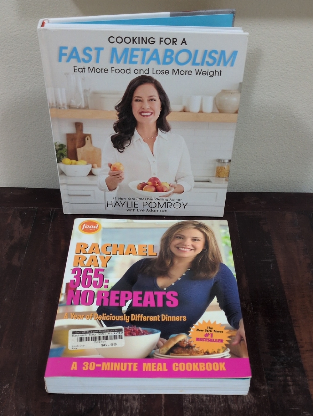 Haylie Pomroy Fast Metabolism Rachael Ray 365  Set of 2 Cookbooks